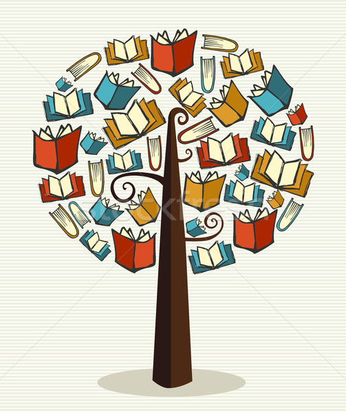 Concept books tree  Stock photo © cienpies