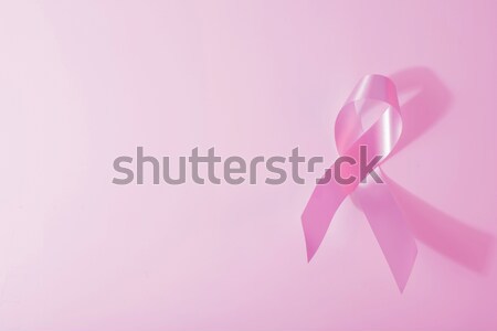 Breast cancer awareness pink ribbon background Stock photo © cienpies