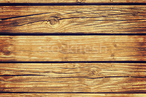Old wood board floor background texture Stock photo © cienpies