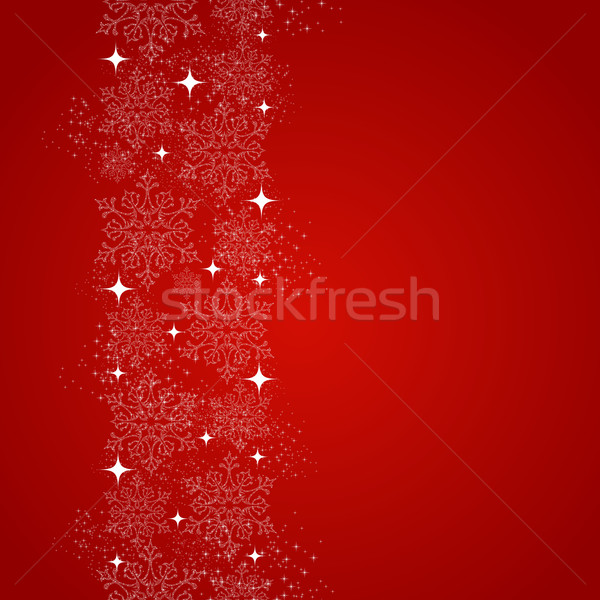 ストックフォト: 陽気な · クリスマス · 火の粉 · 装飾 · 要素 · 国境