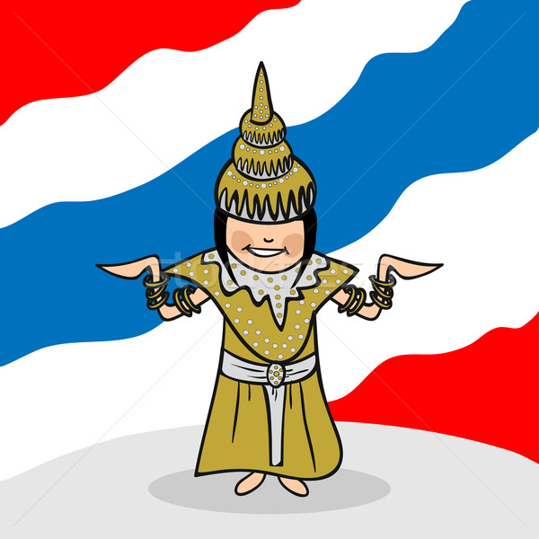 Welcome to Thailand people Stock photo © cienpies