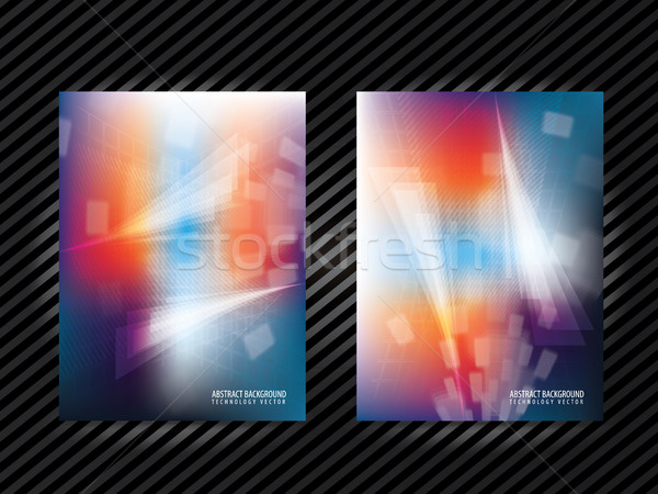 Resumen tecnología vector empresarial identidad plantilla Foto stock © cifotart