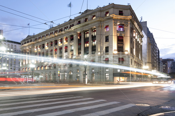 Foto d'archivio: Sao · Paulo · città · Brasile · notte · view · shopping