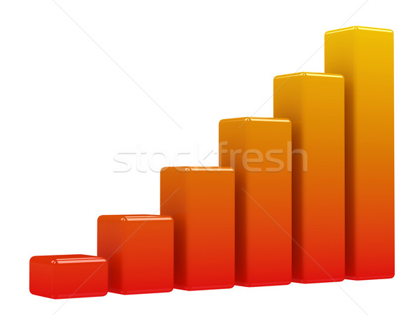 Lumineuses rouge graphique blanche affaires argent [[stock_photo]] © Ciklamen