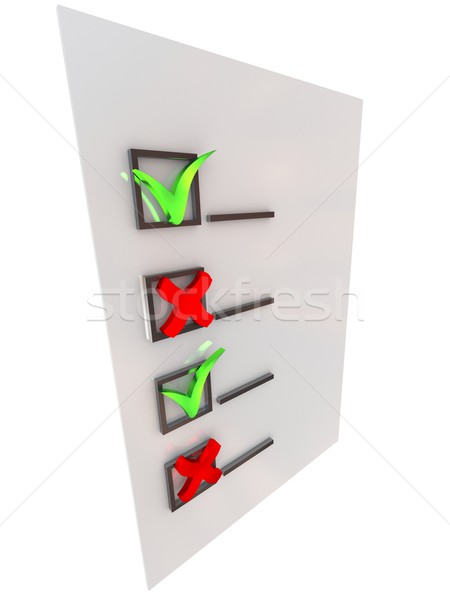 Stock photo: Checkmark