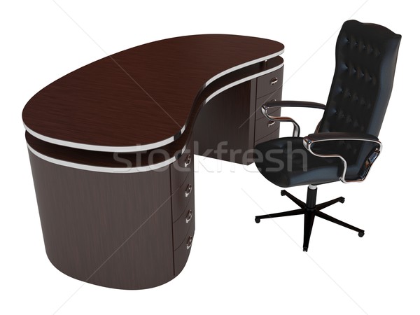 Travail chef table fauteuil réunion design [[stock_photo]] © Ciklamen