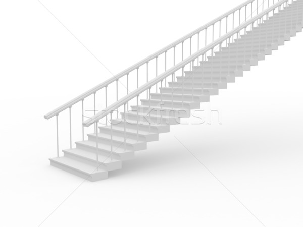 échelle escalier bâtiment résumé architecture objectif [[stock_photo]] © Ciklamen