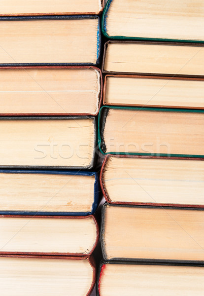 Background of two stacks of old books Stock photo © Cipariss