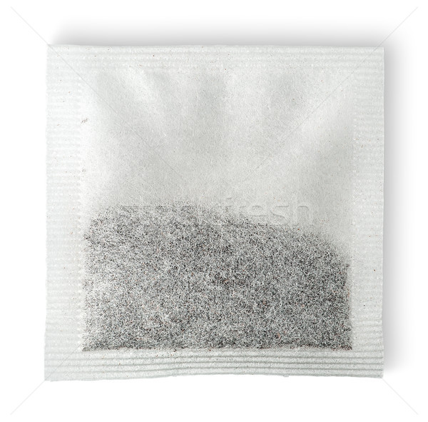 Tee Tasche isoliert weiß Gesundheit grünen Stock foto © Cipariss