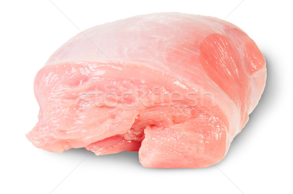 Raw Turkey Breast On A White Background Stock photo © Cipariss