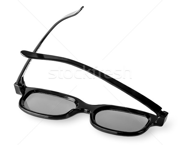 Opened plastic 3D glasses lying Stock photo © Cipariss