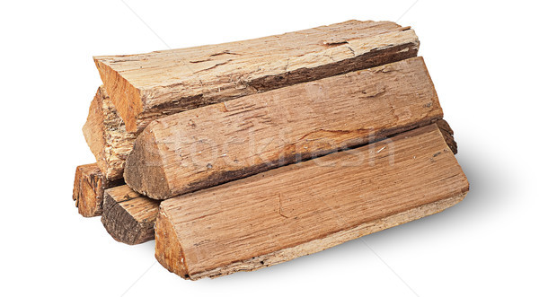 Stack of firewood rotated Stock photo © Cipariss