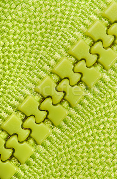 Background green closed zipper Stock photo © Cipariss