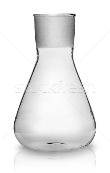 Old laboratory flask without ground glass stopper Stock photo © Cipariss