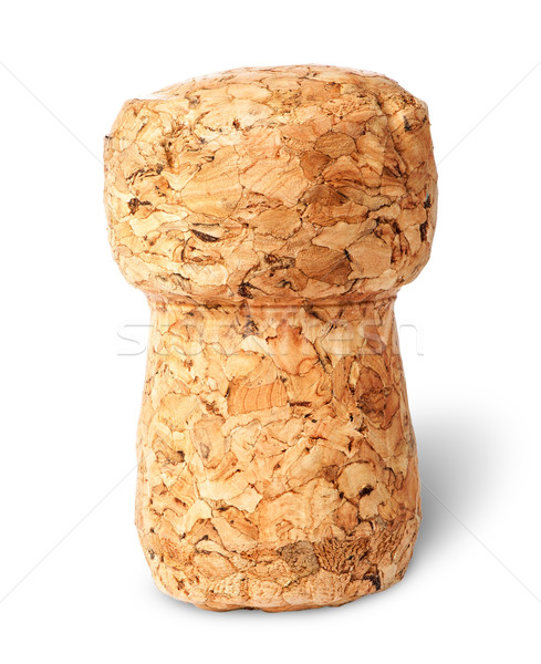 Closeup of champagne cork vertically Stock photo © Cipariss
