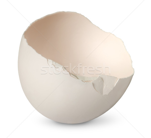 Single half from crashed egg Stock photo © Cipariss