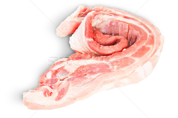 Raw Pork Ribs In The Expanded Roll Stock photo © Cipariss