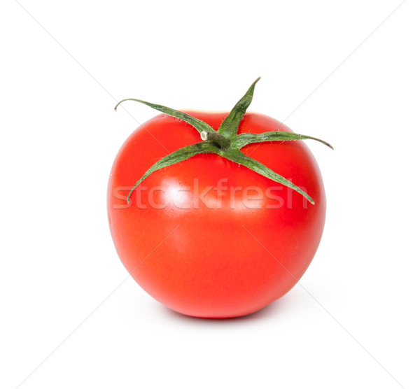 Ein frischen rot Tomaten isoliert weiß Stock foto © Cipariss