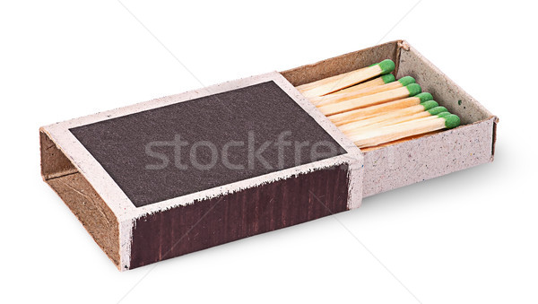 Open box of matches horizontally rotated Stock photo © Cipariss