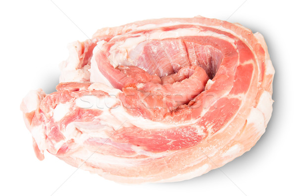 Raw Pork Ribs On A Roll Stock photo © Cipariss