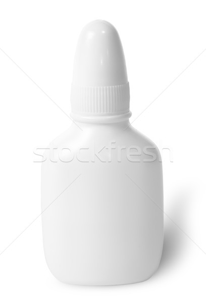White nasal spray with cap Stock photo © Cipariss
