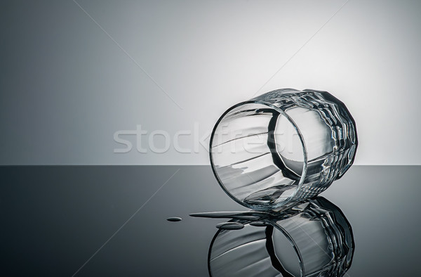 Stock fotó: üveg · cseppek · víz · gradiens · fény · egészség
