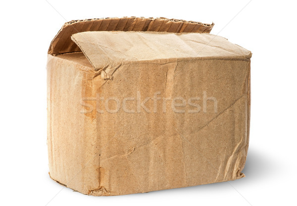Worn old cardboard box Stock photo © Cipariss