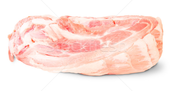 Raw Pork Ribs On A Roll Lying Down Stock photo © Cipariss