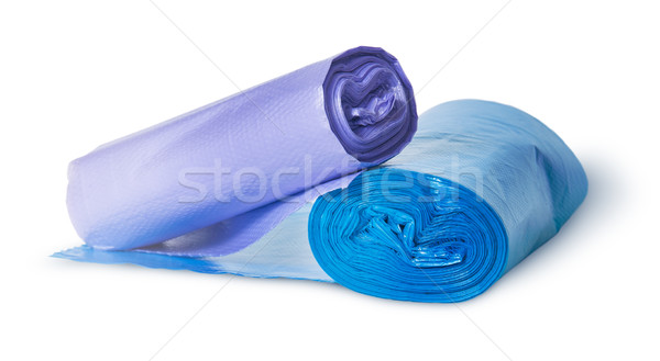 Two rolls of plastic garbage bags Stock photo © Cipariss