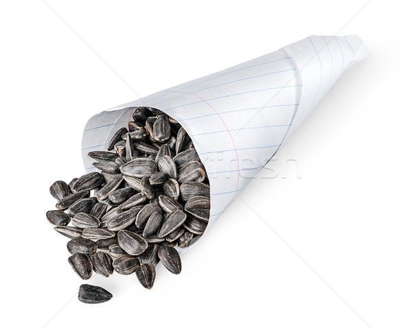 Sunflower seeds in paper packet Stock photo © Cipariss