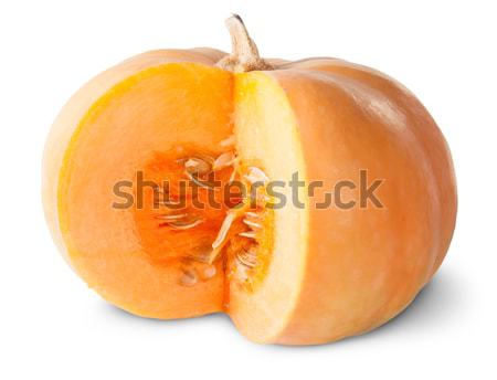 Sliced Pumpkin With Seeds Stock photo © Cipariss