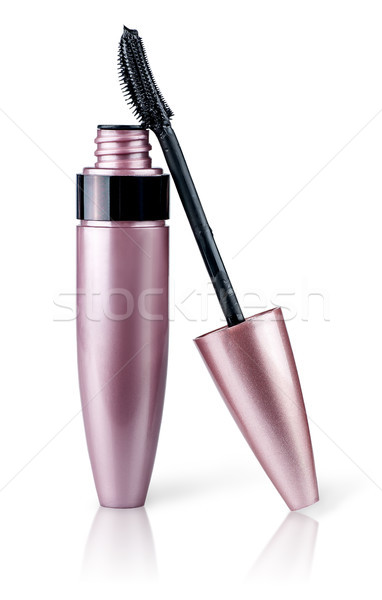 Mascara brush wand applicator tilted pink Stock photo © Cipariss