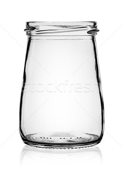 Empty glass jar without cap Stock photo © Cipariss