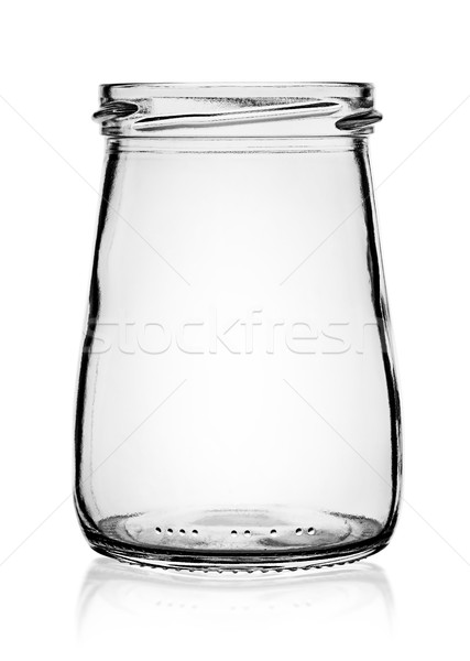 Empty glass jar without cap Stock photo © Cipariss