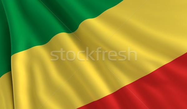 Bandera república Congo viento textura fondo Foto stock © cla78