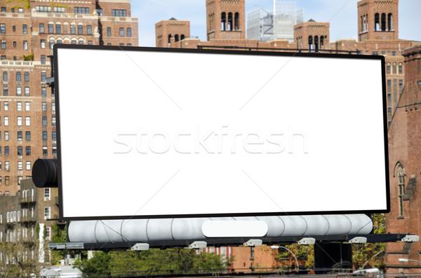 Billboard groot stedelijke exemplaar ruimte business stad Stockfoto © cla78