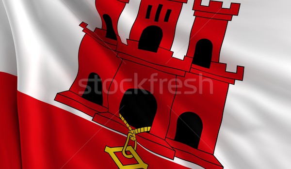 Flag of Gibraltar Stock photo © cla78