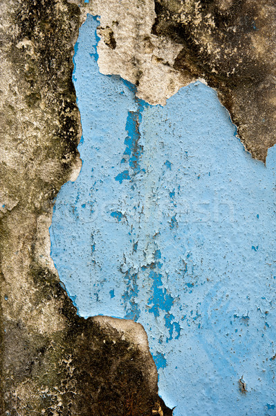 Grunge fal textúra kék grunge textúra egyéb Stock fotó © cla78