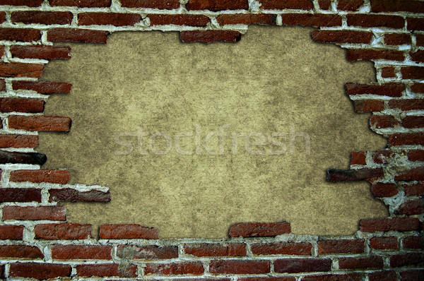 Frame with brick Stock photo © cla78