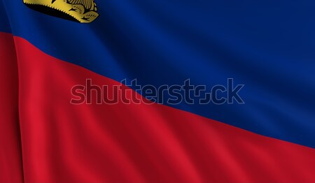 Flag of Liechtenstein Stock photo © cla78