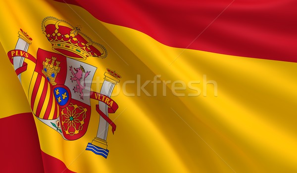 Stock photo: Flag of Spain