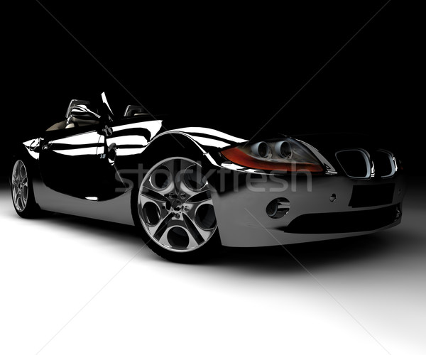 Stock photo: Black car