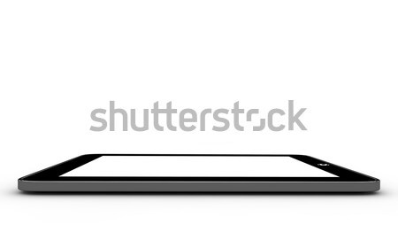 Black lateral tablet Stock photo © cla78