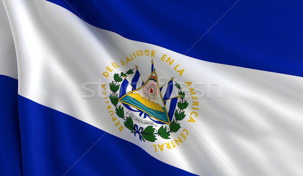 Flag of El Salvador Stock photo © cla78