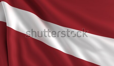 Flag of Latvia Stock photo © cla78