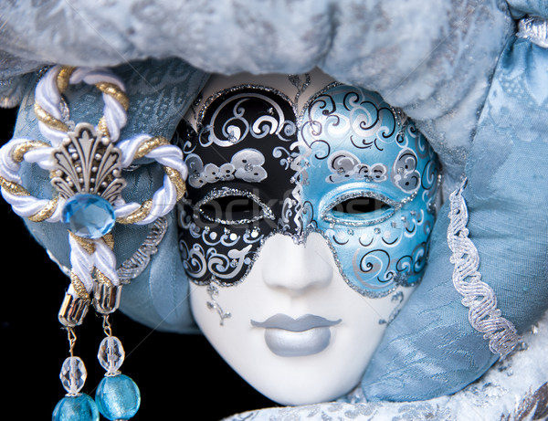 Velencei maszk színes sok részletek nő buli Stock fotó © cla78