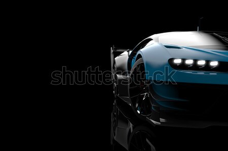 Noir voiture modernes élégante Voyage Photo stock © cla78
