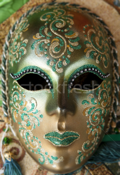 Maschera veneziana colorato molti dettagli donna party Foto d'archivio © cla78