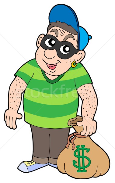 Cute bank thief Stock photo © clairev