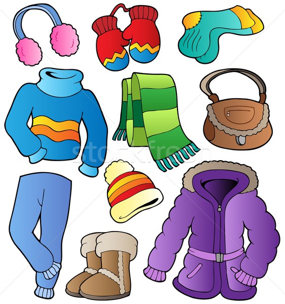 Winter apparel collection 1 Stock photo © clairev